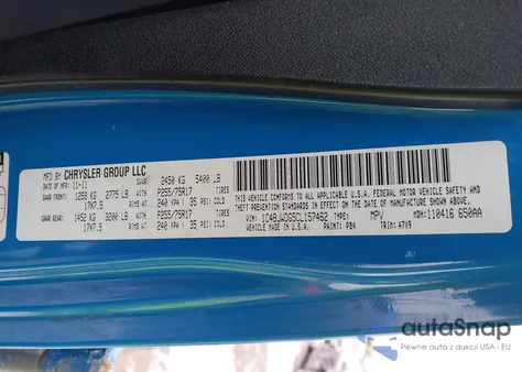 2012 Jeep Wrangler Unlimited Sport из США, поврежденный, VIN 1C4BJWDG5CL157462